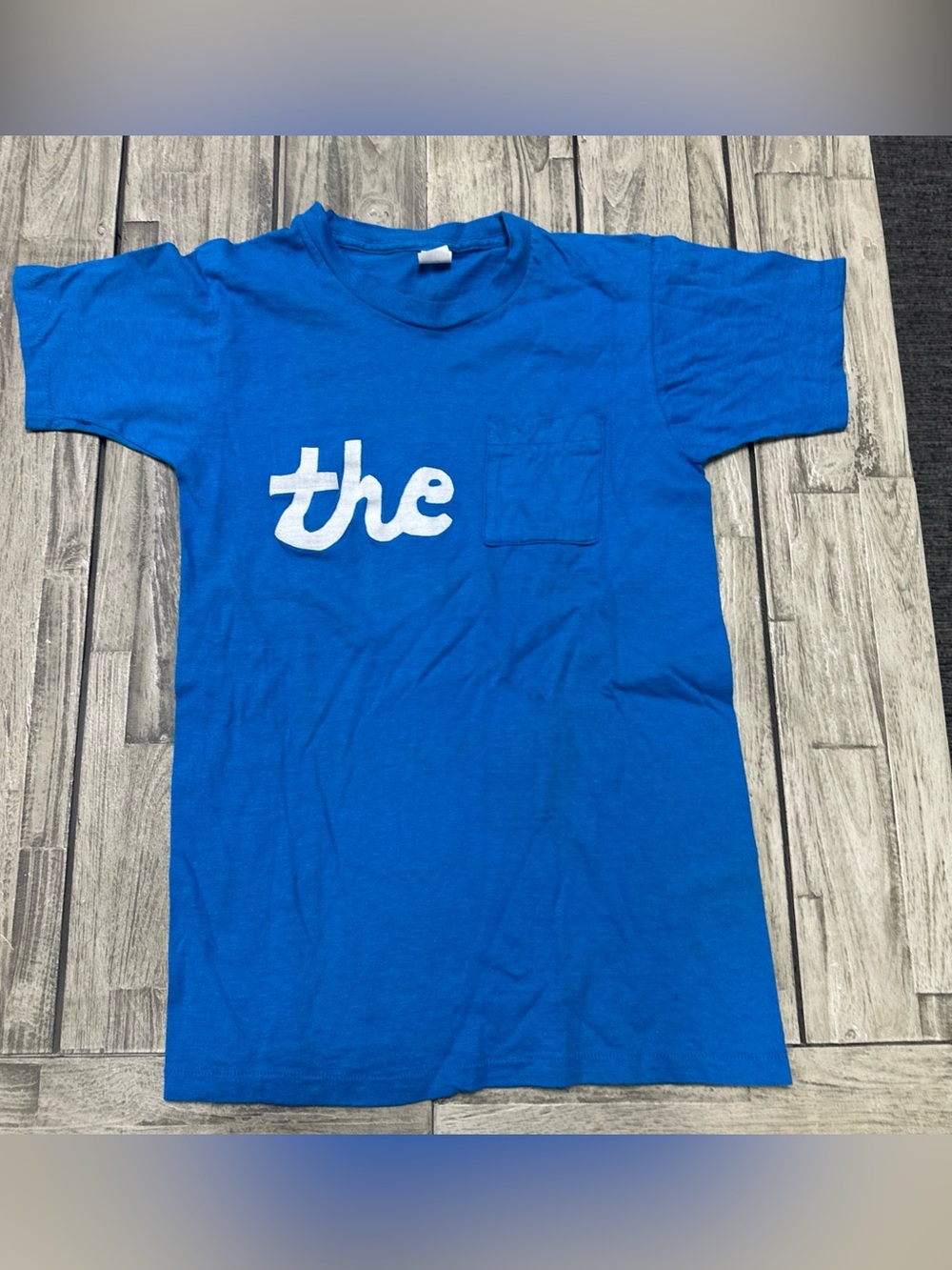 VTG 70s Andrew Lewis Single Stitch Picket Tee Sz Small “the” Made USA